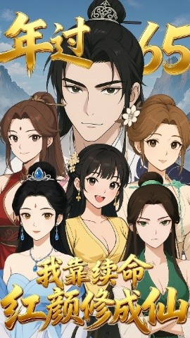 年过65，我靠续命红颜修成仙 (55集) 动漫 (2025)-米创网