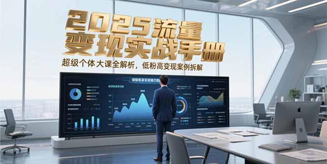 2025流量变现实战手册，超级个体大课全解析，低粉高变现案例拆解-米创网