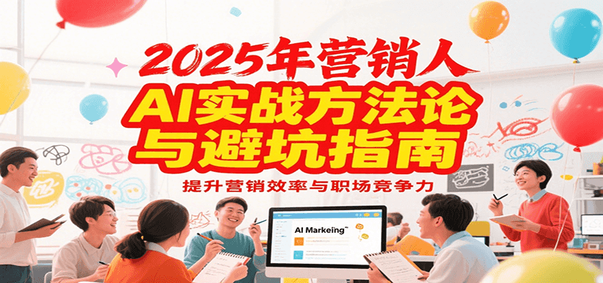 2025年营销实战方法论与避坑指南，利用AI提升营销效率与职场竞争力-米创网