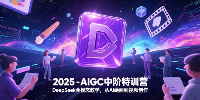 2025-AIGC中阶特训营，DeepSeek全模态教学，从AI绘画到视频创作-米创网