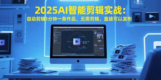 2025AI智能剪辑实战：自动剪辑1分钟一条作品，无需剪辑，直接可以发布-米创网