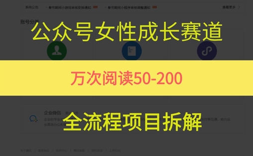 公众号女性赛道，最近爆火系列，条条作品阅读量10w+-米创网