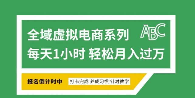 全域虚拟电商变现系列，通过平台出售虚拟电商产品从而获利-米创网