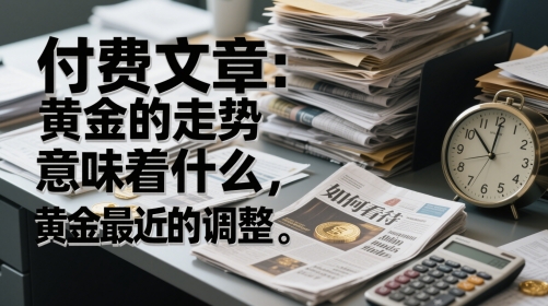 付费文章：黄金的走势意味着什么，如何看待黄金最近的调整-米创网
