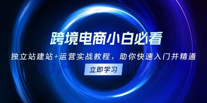 跨境电商小白必看！独立站建站+运营实战教程，助你快速入门并精通-米创网