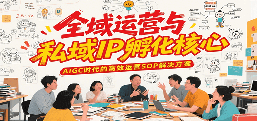 全域运营与私域IP孵化核心，AIGC时代的高效运营SOP解决方案-米创网