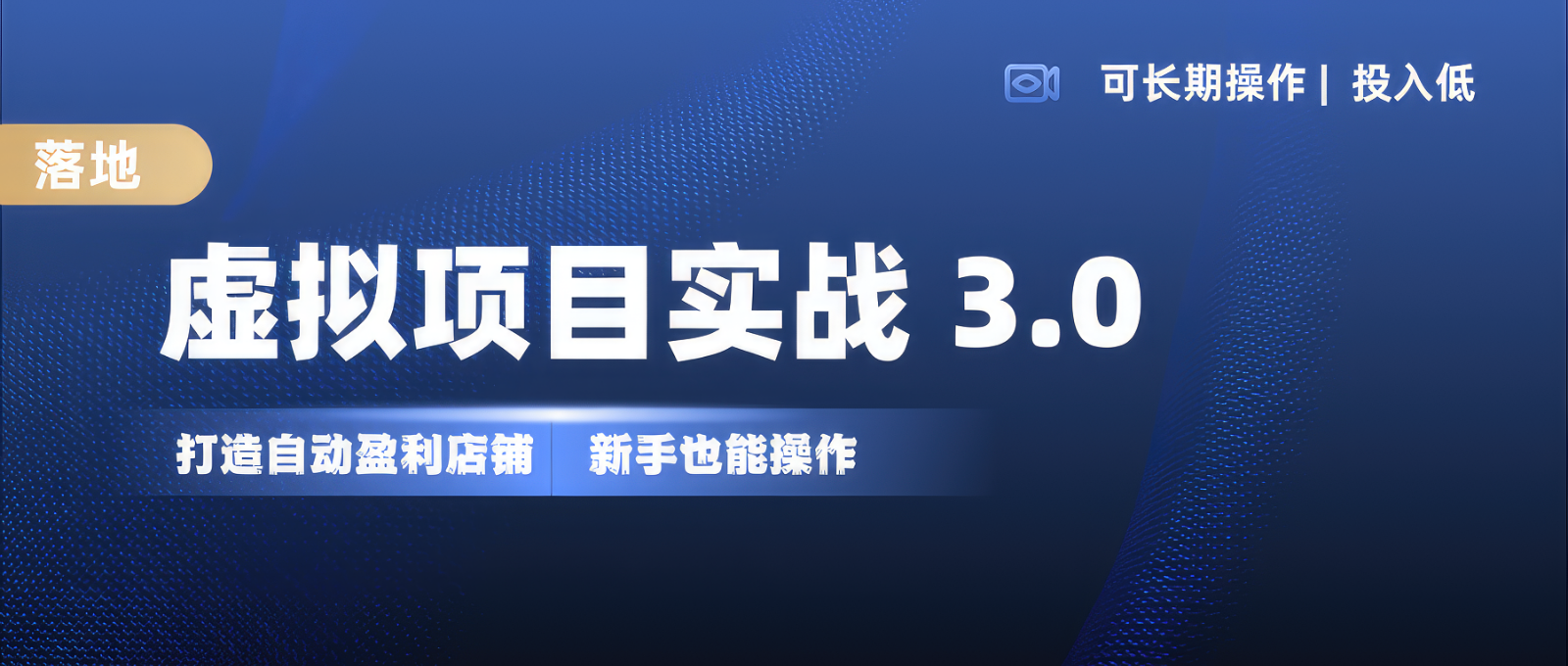 虚拟项目实操落地 3.0,新手轻松上手，单品月入1W+-米创网