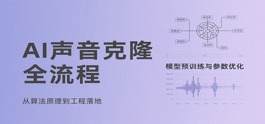 AI声音克隆全流程，基础概念到实战应用，3秒极速声音复刻、模型预训练、云端部署等-米创网