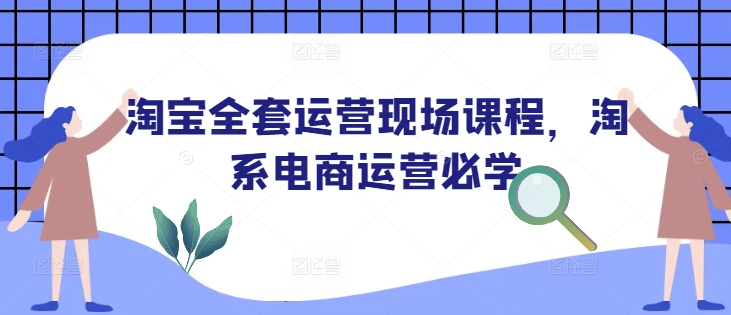 淘宝全套运营现场课程，淘系电商运营必学-米创网
