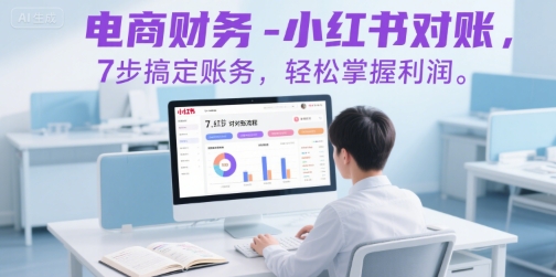 电商财务-小红书对账，7步搞定账务，轻松掌握利润-米创网