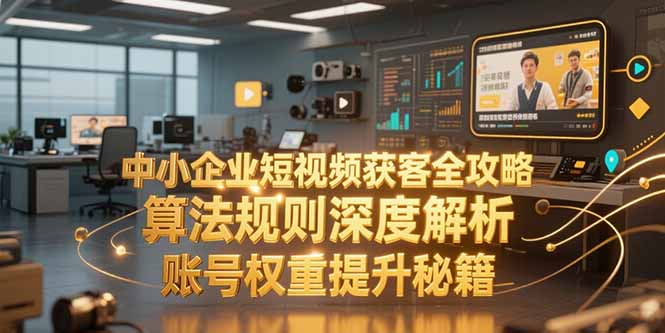 中小企业短视频获客全攻略，算法规则深度解析，账号权重提升秘籍-米创网