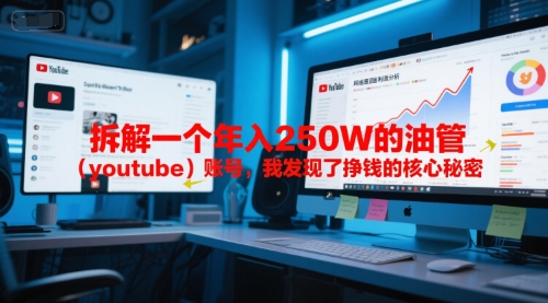付费文章：拆解一个年入250W的油管(youtube)账号，我发现了挣钱的核心秘密-米创网