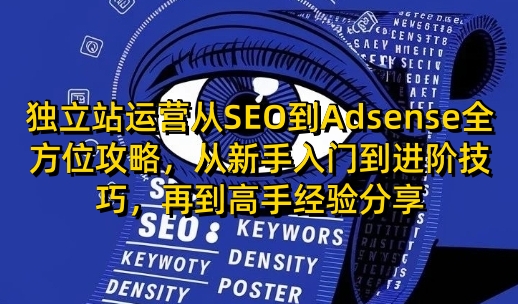 独立站运营从SEO到Adsense全方位攻略，从新手入门到进阶技巧，再到高手经验分享-米创网