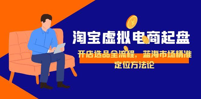 淘宝虚拟电商起盘，开店选品全流程，蓝海市场精准定位方法论-米创网