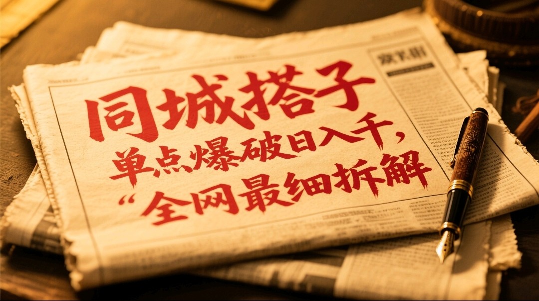 同城搭子群19.9单点爆破日入千，搭子组局月入万，全网最细拆解-米创网