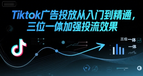Tiktok广告投放从入门到精通，三位一体加强投流效果-米创网