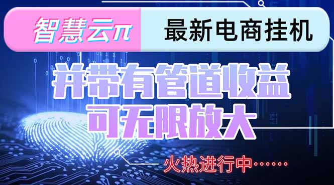 智慧云π电脑挂机单机每天收益300—500+ 并带有团队管道收益 可无限放大-米创网