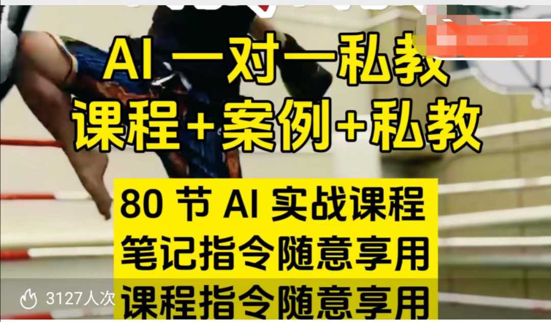 AI指令实战课，课程+案例，80节AI实战课程，笔记指令随意享用，课程指令随意享用(更新7月)-米创网