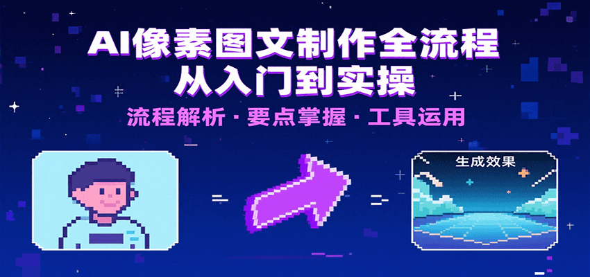 AI像素图文制作全流程：内容要点、文案选择及所用工具，助你快速入局-米创网