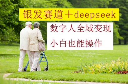 银发赛道+deepseek数字人全域变现，小白也能操作-米创网