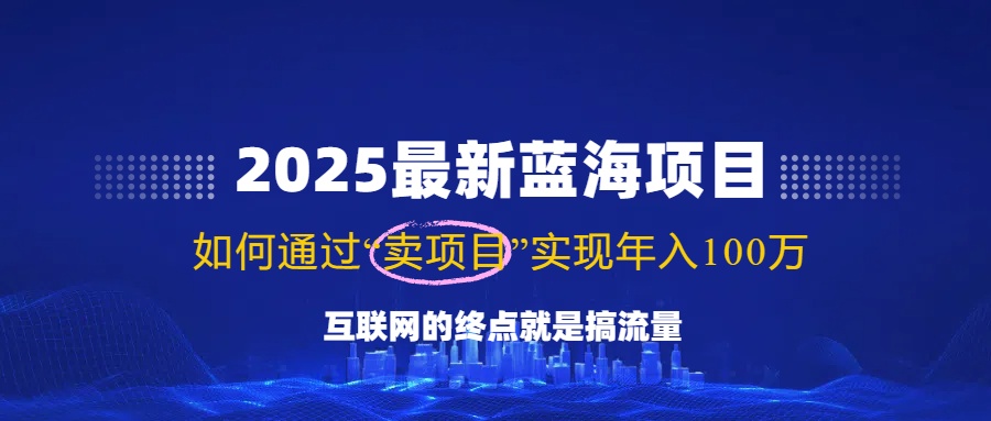 2025最新蓝海项目，零门槛轻松复制，月入10万+，新手也能操作！-米创网
