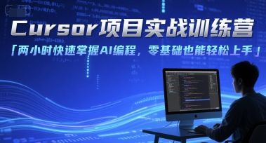 Cursor项目实战训练营，两小时快速掌握AI编程，零基础也能轻松上手-米创网