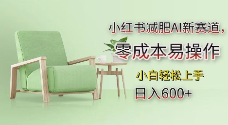 小红书减肥AI新赛道，零成本易操作，日入多张，小白轻松上手【揭秘】-米创网