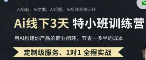 AI实操培训第20-21期线下，0基础保姆级教程，3月最新整理，企业获客、降本增效、打造超级个体-米创网