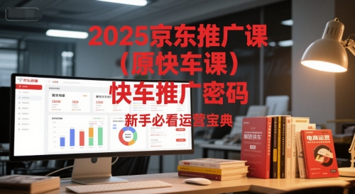 2025京东推广课(原快车课)解锁京东快车推广密码，新手必看运营宝典-米创网