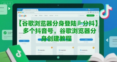 谷歌浏览器分身登陆多个抖音号，谷歌浏览器分身创建教程-米创网
