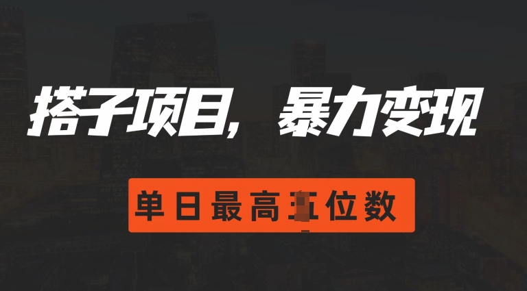 2024搭子玩法，0门槛，暴力变现，单日最高破四位数【揭秘】-米创网