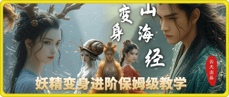 云天AI山海经变身视频教程，妖精变身进阶保姆级教学-米创网
