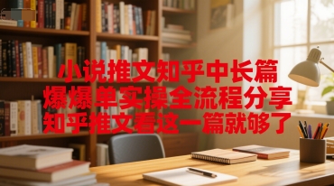 小说推文知乎中长篇爆单实操全流程分享，知乎推文看这一篇就够了-米创网
