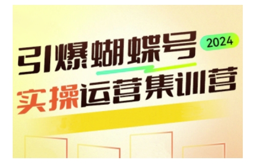 引爆蝴蝶号实操运营，助力你深度掌握蝴蝶号运营，实现高效实操，开启流量变现之路-米创网