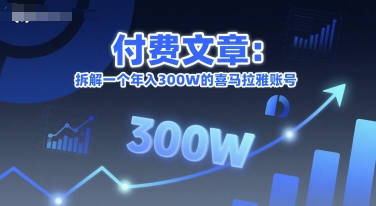 付费文章：拆解一个年入300W的喜马拉雅账号-米创网