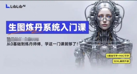 LibLibAI哩布哩布生图炼丹系统入门课，从生图到炼丹，只学这一门就够了-米创网