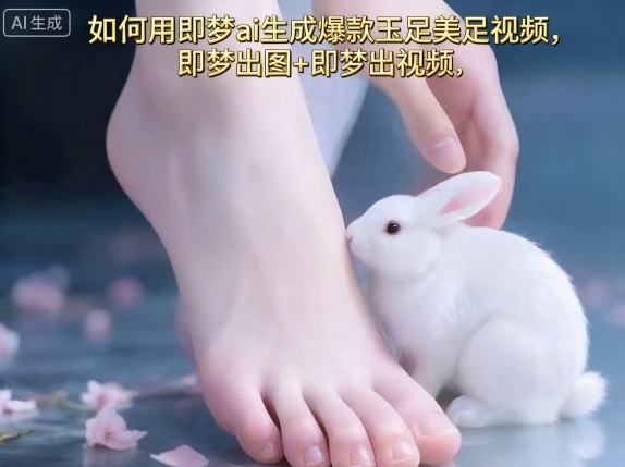 如何用即梦ai生成爆款玉足美足视频，即梦出图+即梦出视频，快速涨粉-米创网