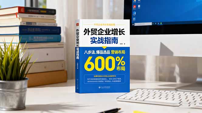 外贸企业增长实战指南，八步法、爆品选品、营销布局，业绩增长300%-米创网