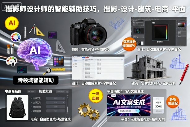摄影师设计师的智能辅助技巧，摄影-设计-建筑-电商-平面-米创网