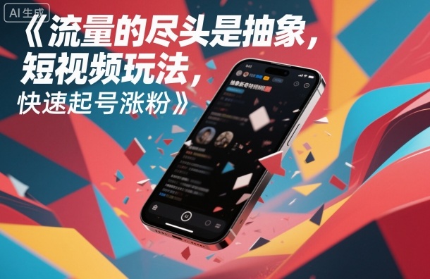 流量的尽头是抽象，抽象新奇特短视频玩法，快速起号涨粉-米创网