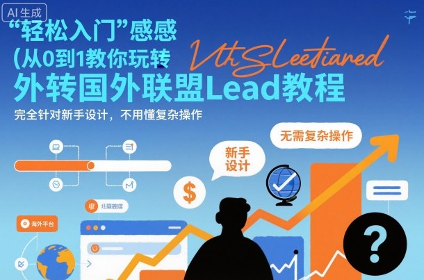 国外联盟賺美刀项目，从0到1教你玩转国外联盟Lead教程，纯新手可操作性100%-米创网