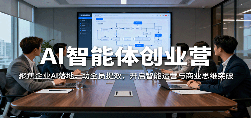 AI智能体创业营：聚焦企业AI落地，助全员提效，开启智能运营与商业思维突破-米创网