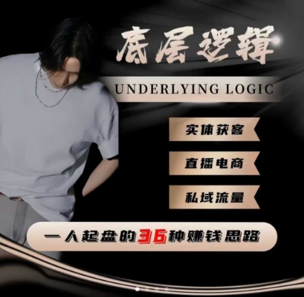 一个人起盘的底层逻辑，私域流量-直播电商-实体获客，一人起盘的36种賺钱思路-米创网