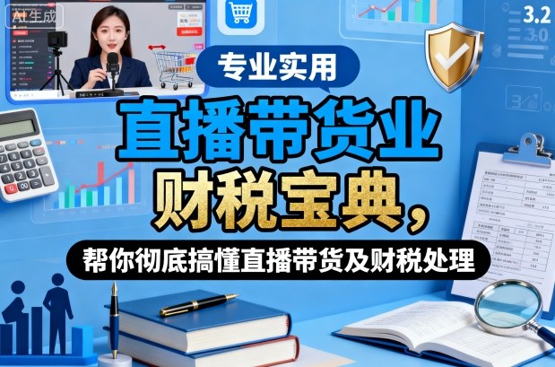 直播带货业财税宝典，帮你彻底搞懂直播带货及财税处理-米创网