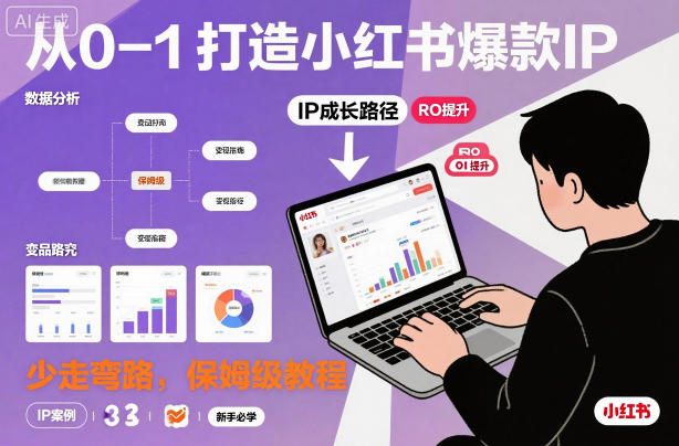 从0-1如何打造一个小红书爆款IP，少走弯路，保姆级教程-米创网