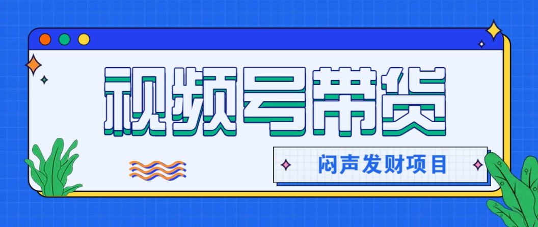 微信视频号带货项目，轻松日赚赚2000+，这个挣钱入口很多伙伴都在闷声发财-米创网