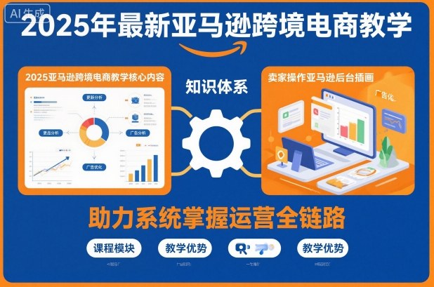 2025年最新亚马逊跨境电商教学，助力卖家系统掌握亚马逊运营全链路知识-米创网