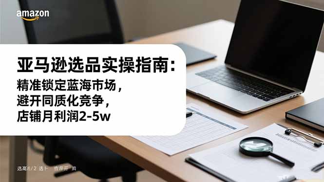 亚马逊选品实操指南：精准锁定蓝海市场，避开同质化竞争，店铺月利润2-5w-米创网