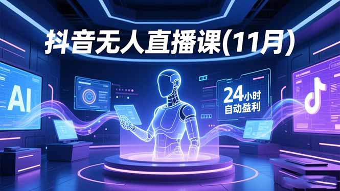 抖音无人直播课(11月-米创网
