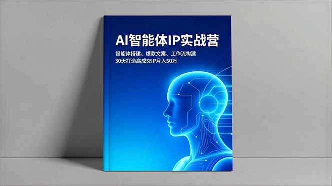 AI智能体IP实战营，智能体搭建、爆款文案、工作流构建，30天打造高成交IP月入50万-米创网